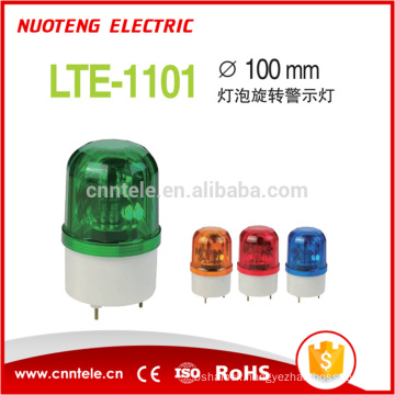 LTE-1101 DC12V/24V Bulbs Rotary Warning Lamp Alarm Indicator Emergency Strobe Light
